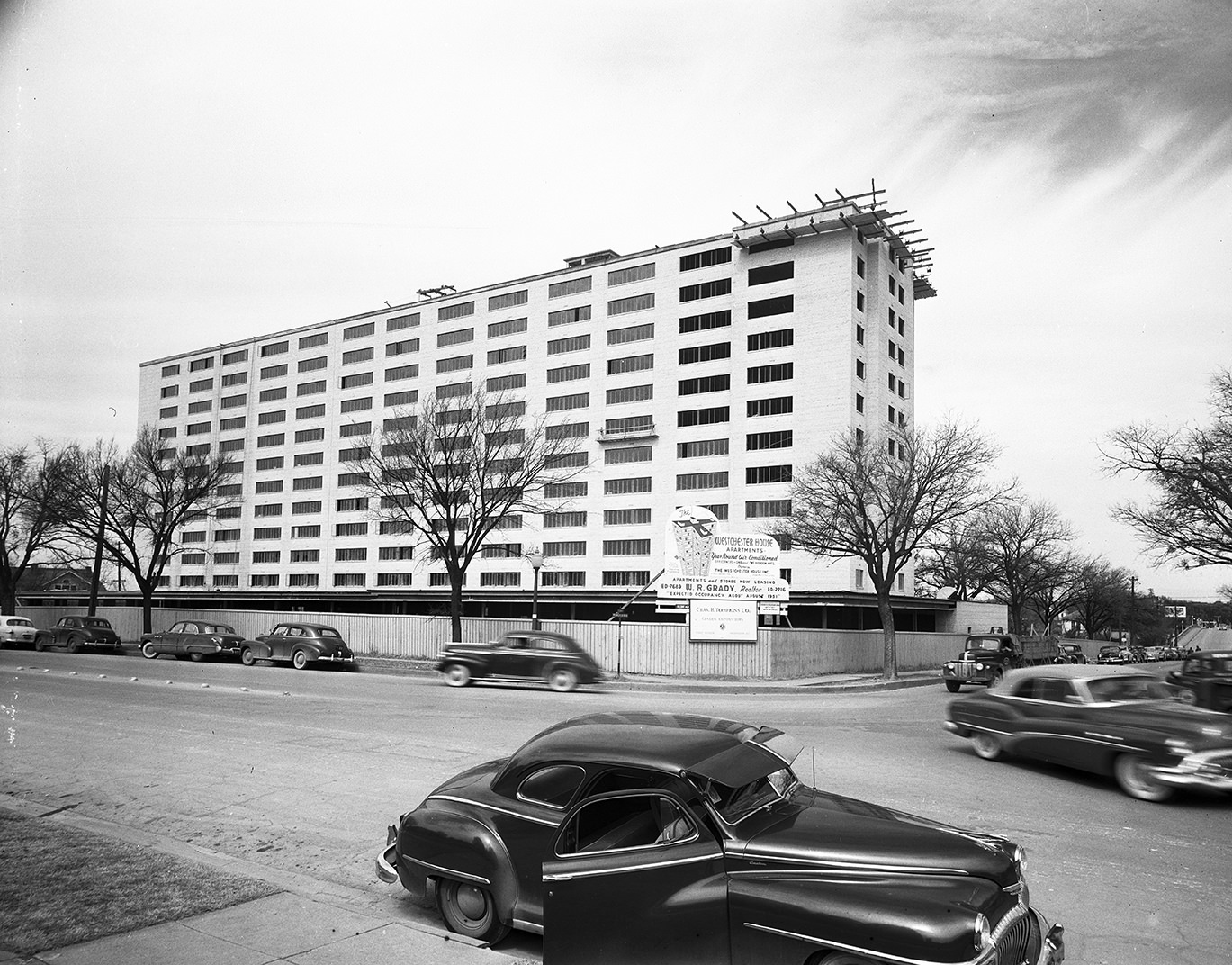 #93 The Pennsylvania Avenue side of the Westchester House, a 12-story apartment-Hotel, 1951.