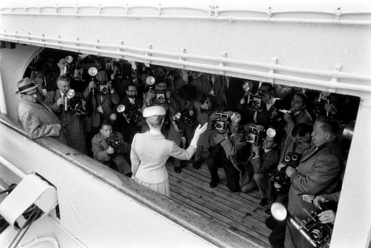On April 4, 1956, Grace Kelly — her bridesmaids, her relatives, her dog, and about 80 pieces of luggage in tow — left New York for Monaco aboard the liner, SS Constitution