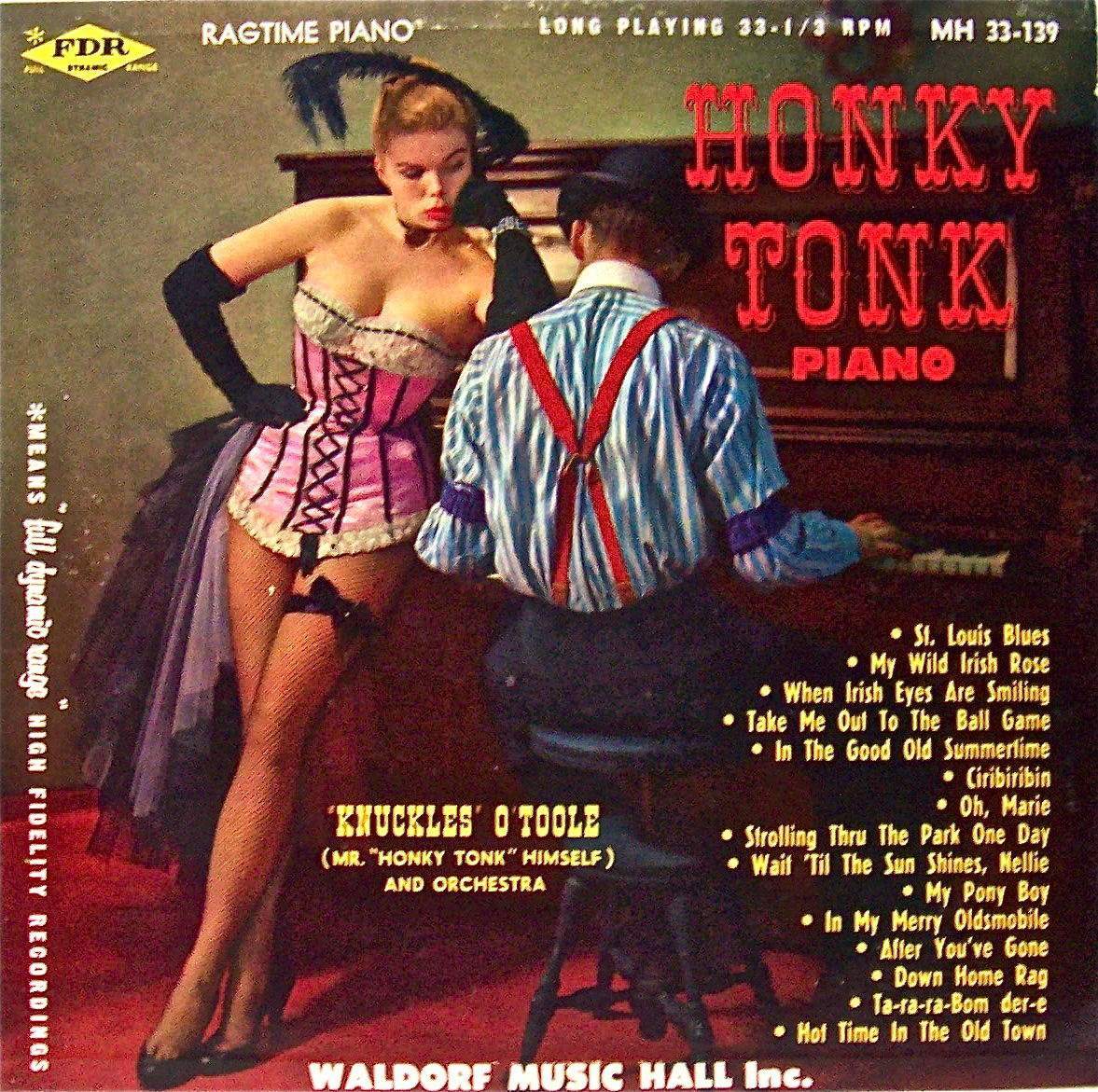 Pianos, Pin-Ups, and Party Tunes: Exploring the Wild World of Honky-Tonk Records Cover Art