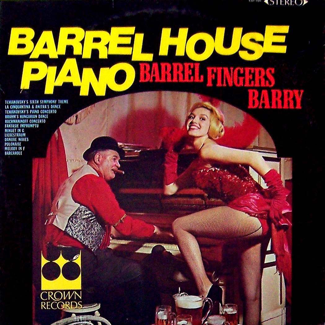 Pianos, Pin-Ups, and Party Tunes: Exploring the Wild World of Honky-Tonk Records Cover Art