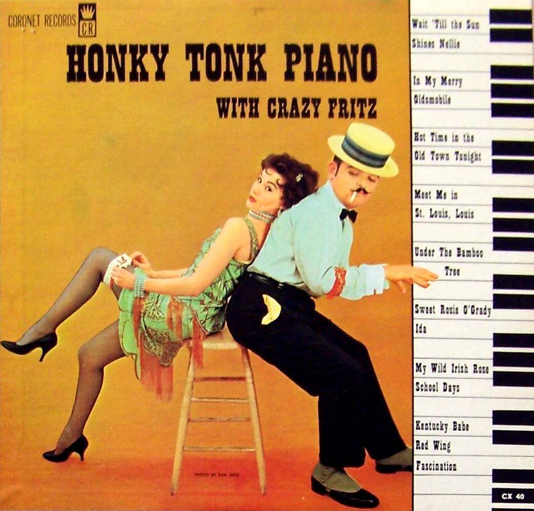 Pianos, Pin-Ups, and Party Tunes: Exploring the Wild World of Honky-Tonk Records Cover Art