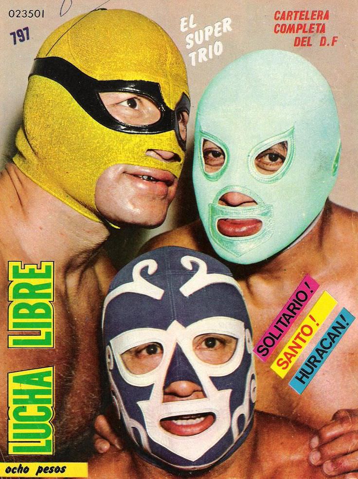 Blood, Masks, and Glory: A Visual Tour Through Lucha Libre Magazine Covers of the 1970s Cover Art