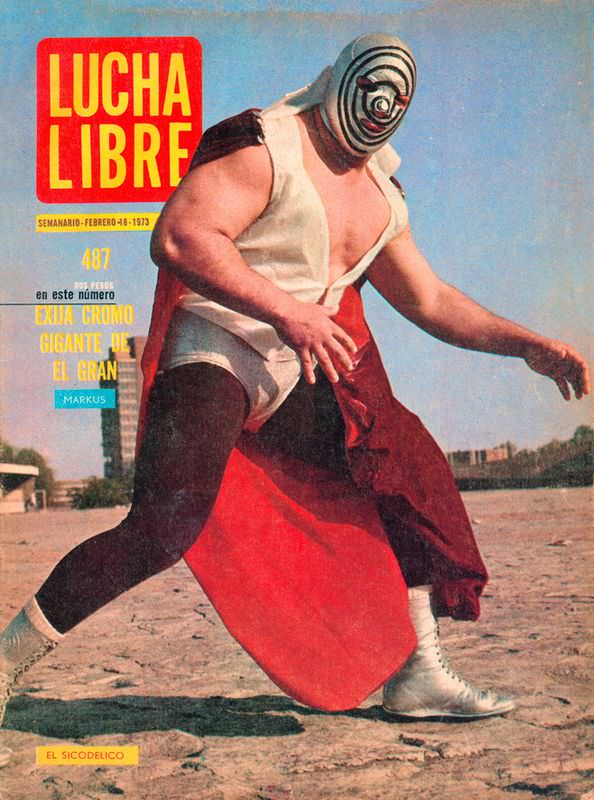 Blood, Masks, and Glory: A Visual Tour Through Lucha Libre Magazine Covers of the 1970s Cover Art