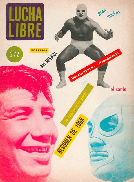 Blood, Masks, and Glory: A Visual Tour Through Lucha Libre Magazine Covers of the 1970s Cover Art