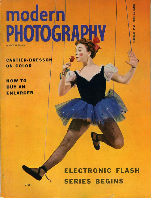 A Look Back at Vintage Modern Photography Magazine Covers from the 1950s and 1960s Cover Art