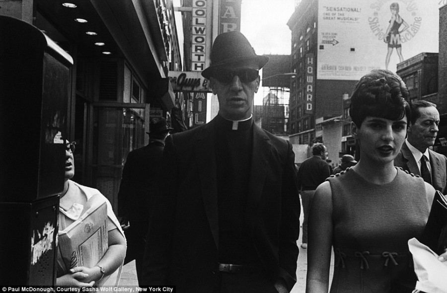 #22 Priest with Dark Glasses, NYC, 1970