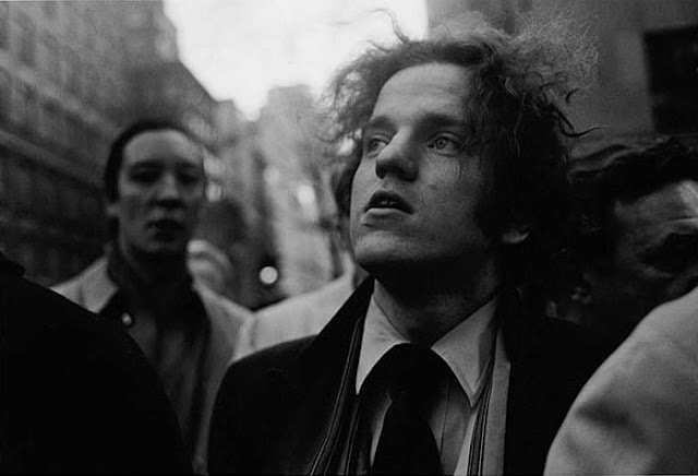 #37 Portrait of Man Looking Up, NYC, 1968