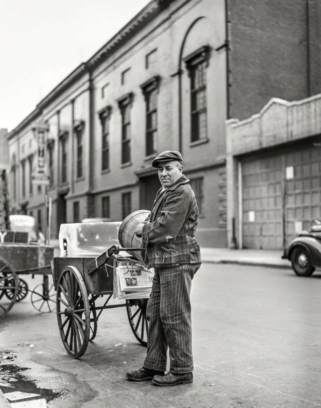 #33 Ice man, New York, 1941.
