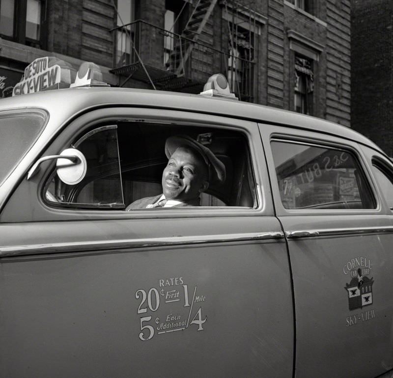 #4 Taxi driver, New York, 1942.