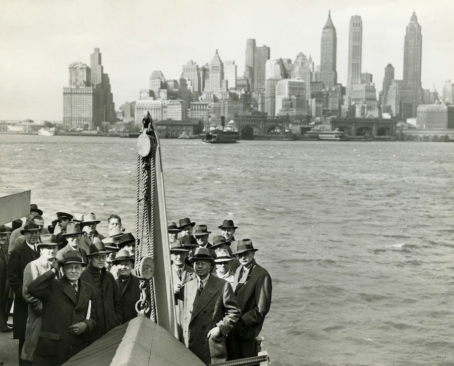#16 In 1945, a group of newspaper editors traveled to Governors Island to view the headquarters of a major Army command.