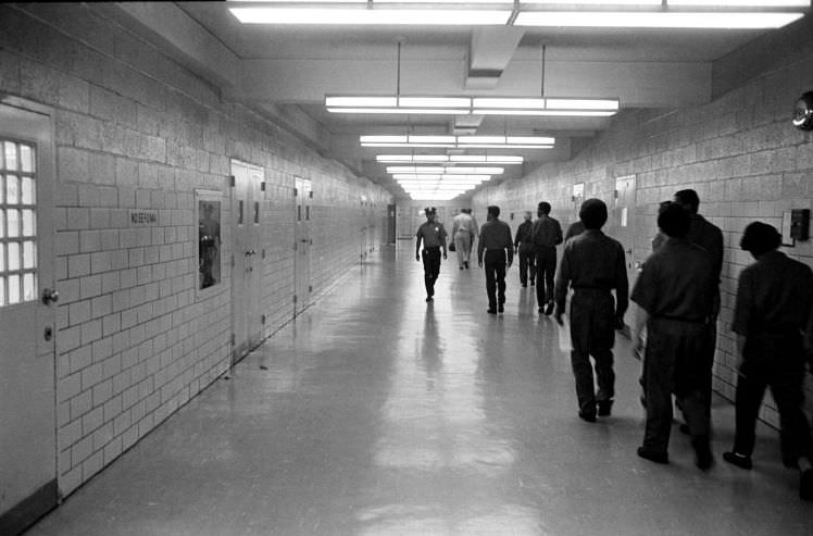 #33 An underground passage from the prison to the courthouse, 1972.