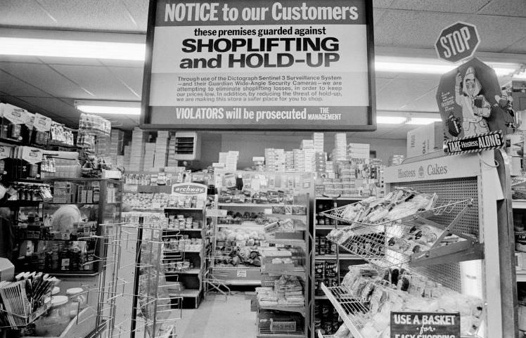 #37 This is a regular grocery store, 1972.