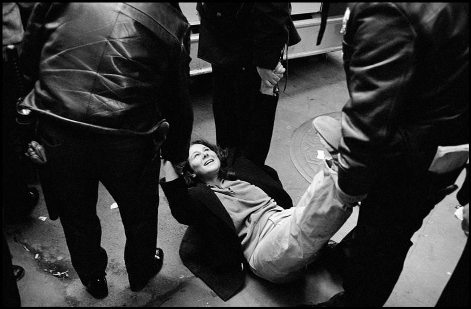 #96 The police carry anti-war demonstrations, 1972.