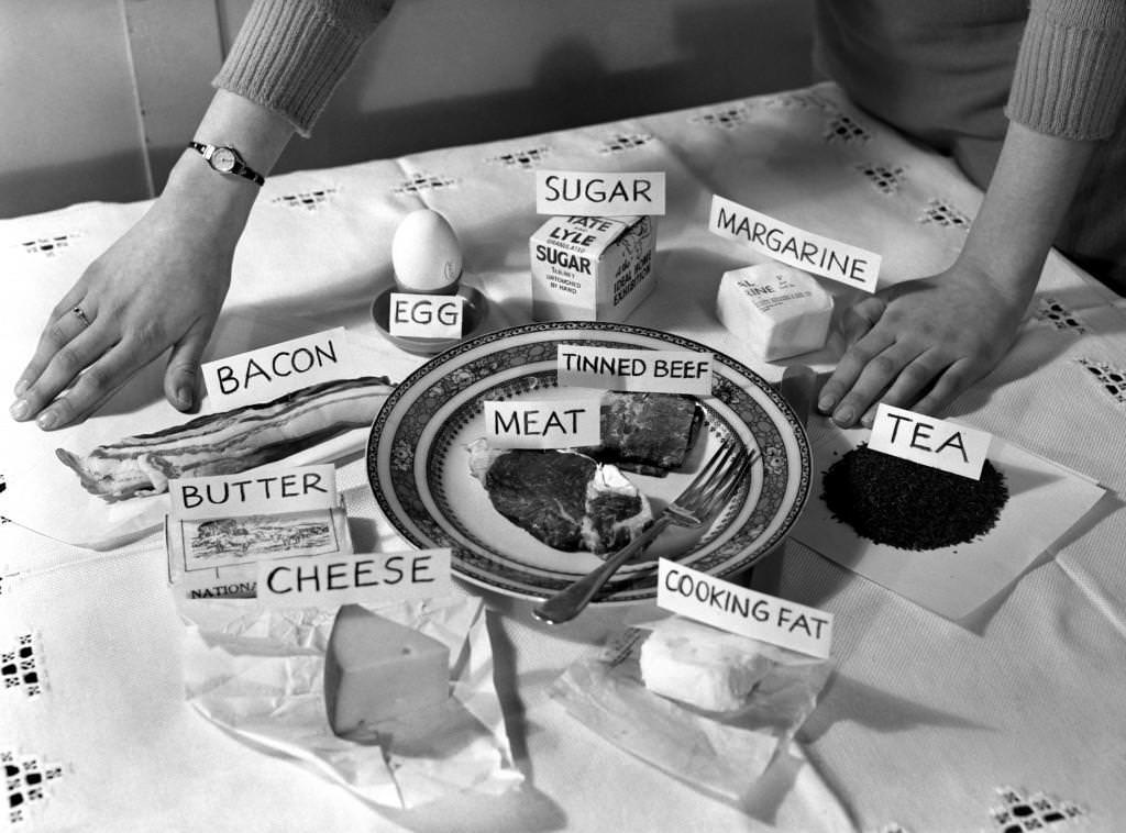 #7 One person’s allowance in 1951.