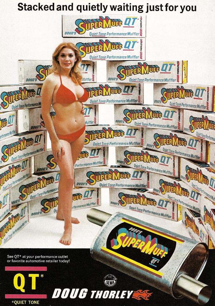 Revving Engines and Bare Skin: How Sex Sold Auto Equipment in the 1970s and 1980s Vintage Ads