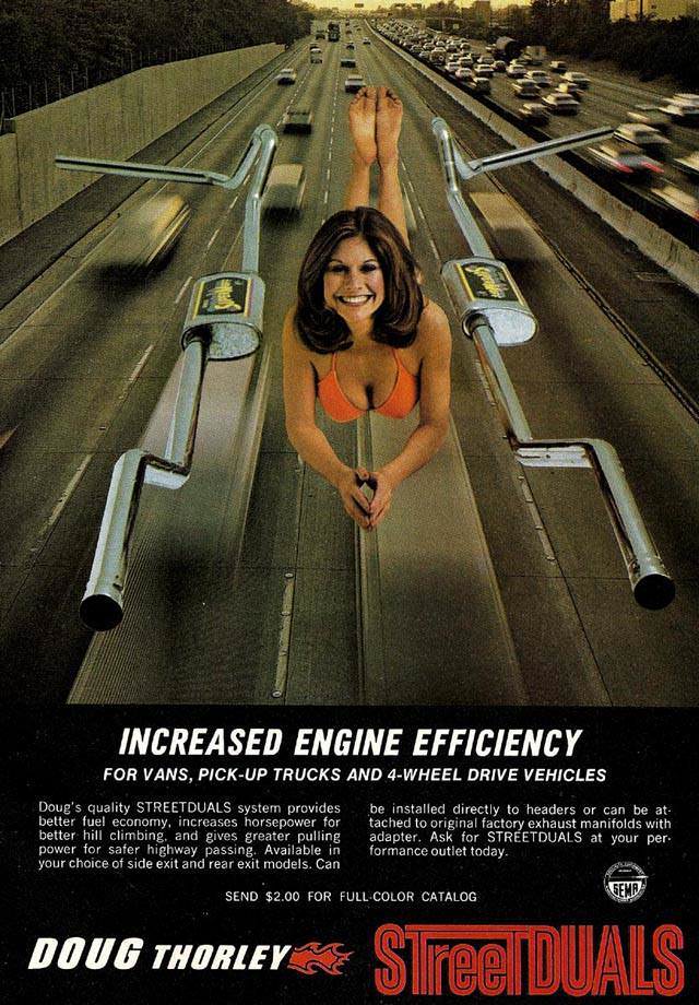 Revving Engines and Bare Skin: How Sex Sold Auto Equipment in the 1970s and 1980s Vintage Ads