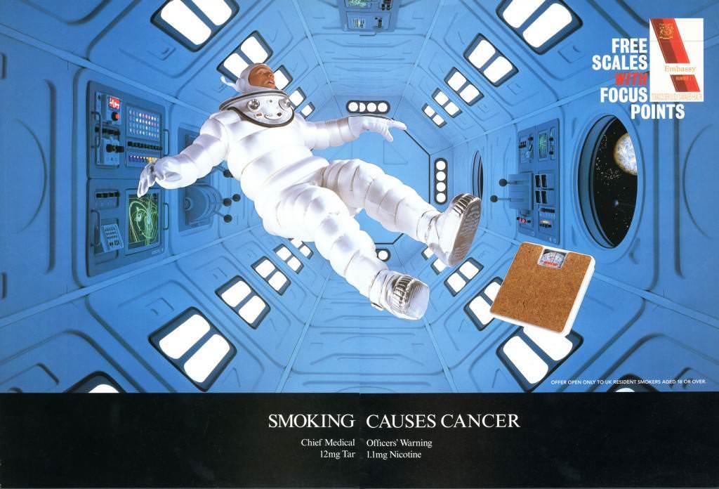 Rocket Ships and Tobacco Smoke: The Wild Era of Space-Themed Cigarette Ads from the Past Vintage Ad