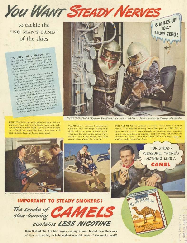 Rocket Ships and Tobacco Smoke: The Wild Era of Space-Themed Cigarette Ads from the Past Vintage Ads
