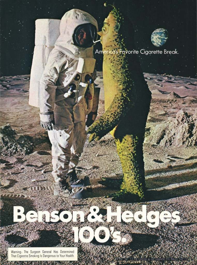 #4  Rocket Ships and Tobacco Smoke: The Wild Era of Space-Themed Cigarette Ads from the Past #4 Vintage Ads