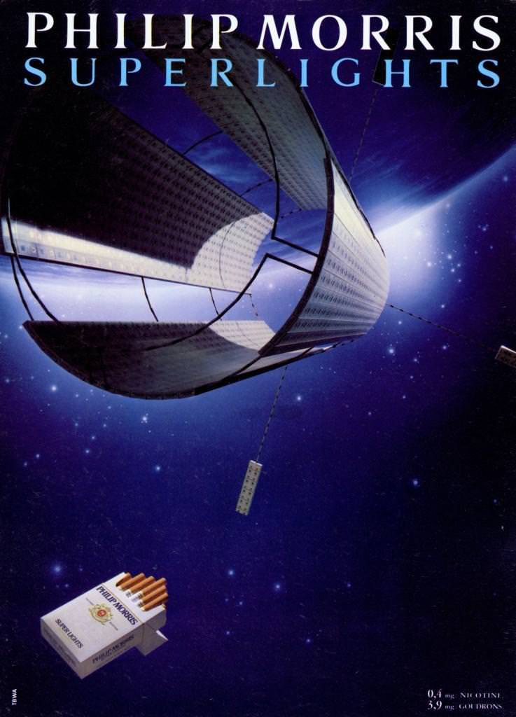 Rocket Ships and Tobacco Smoke: The Wild Era of Space-Themed Cigarette Ads from the Past Vintage Ads