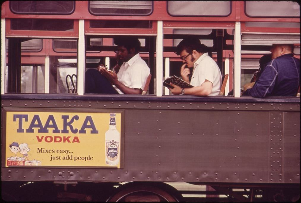 #15 A city streetcar, 1972.