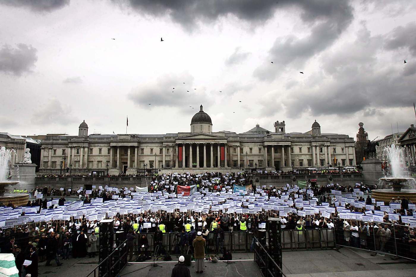 #3 An Islamaphobia rally in Trafalgar Square, 2006.