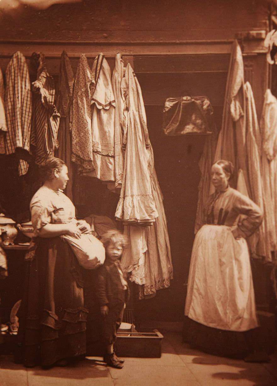 #120 An old clothes shop, Seven Dials.