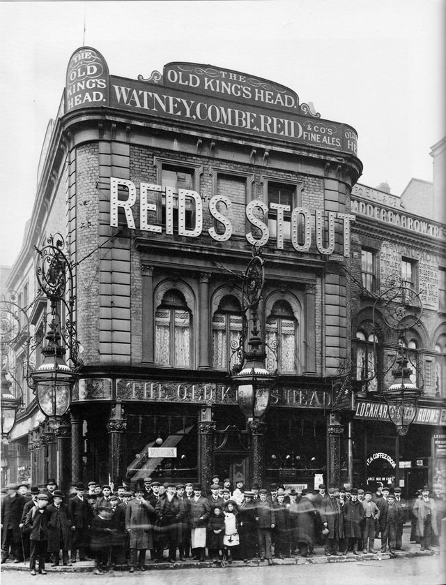 The Old King’s Head at Euston and Hampstead Roads in St. Pancras.