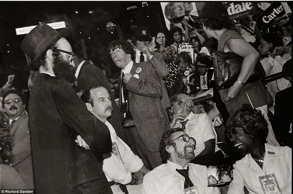 #31 A moment at a political convention for Jimmy Carter and Walter Mondale, 1980.