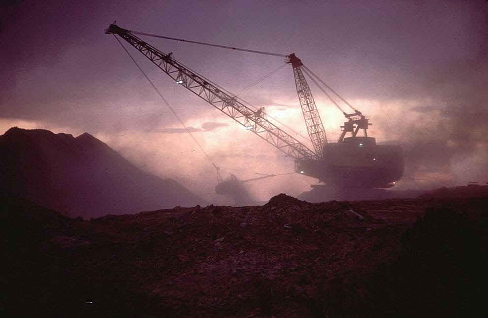 #5 Mining operations at the Peabody Coal Company in the Black Mesa area of northeastern Arizona, 1973.