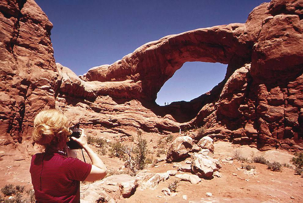#7 North Window Arch, Arches National Park, eastern Utah, 1972.