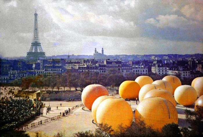 #12 Ballooning exhibition in Paris, 1909.