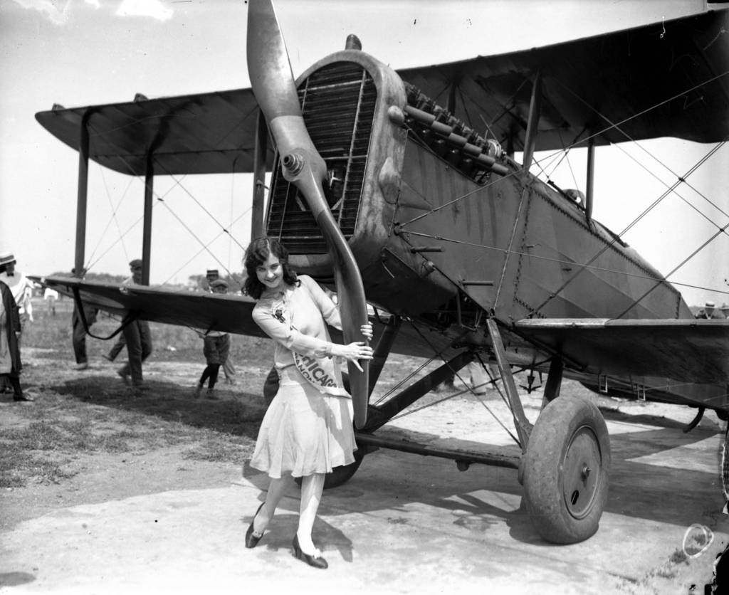 #7 Mae Greene, 18, was chosen as Miss Chicago 1926.