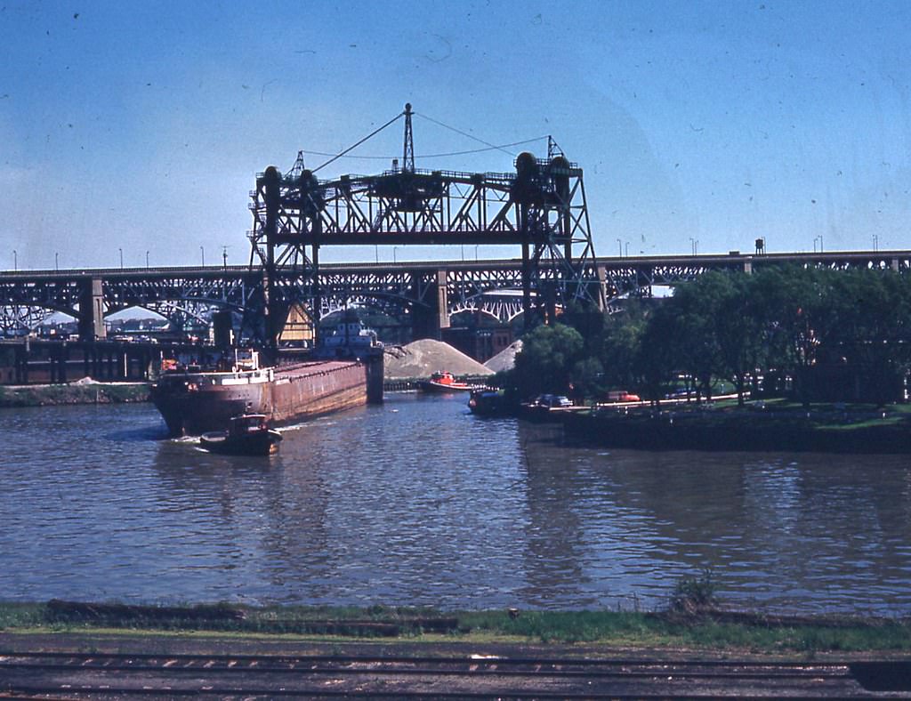 #17 Eagle street bridge, Cleveland, Ohio, 1963.