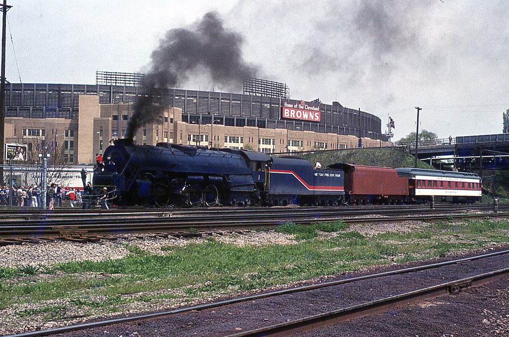 #24 Freedom train in Cleveland, Ohio, 1975.