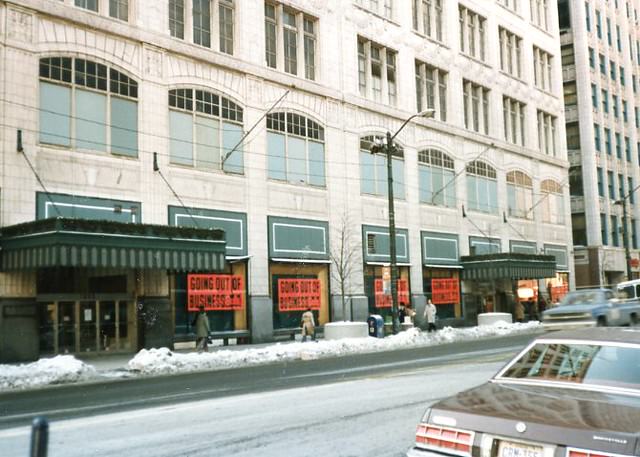 #25 Halle’s department store, 1982.