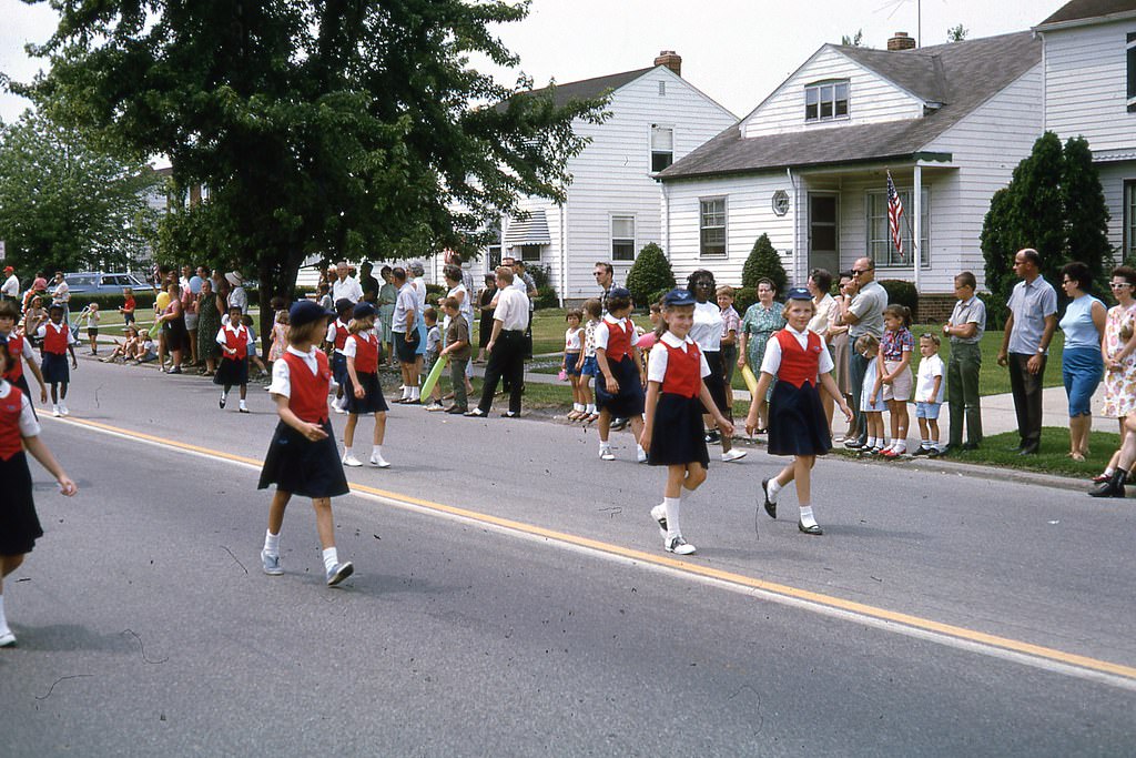 #40 Maple Heights July 4th parade, 1965.