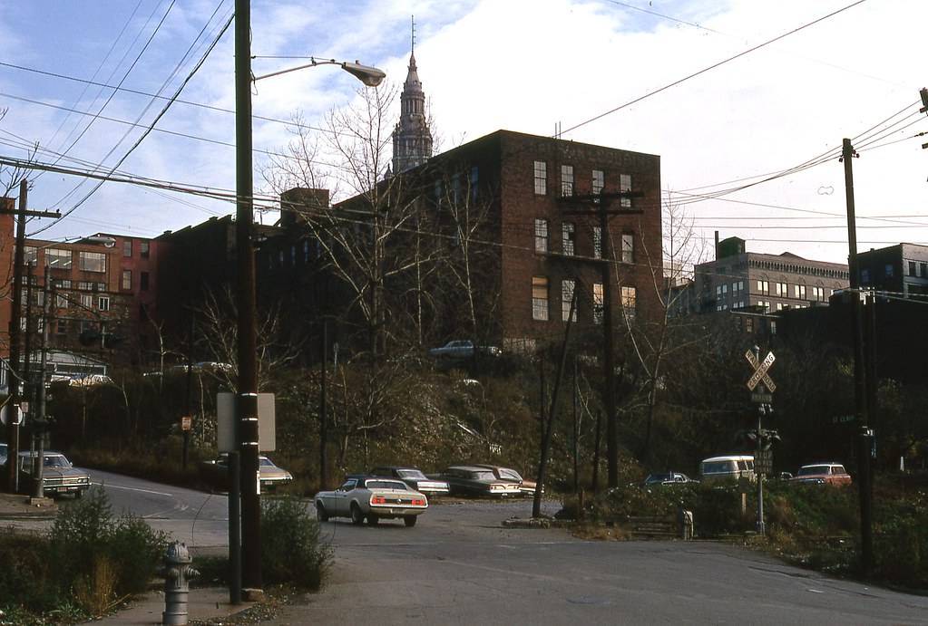 #61 Standard building at Ontario and St. Clair in Cleveland, Ohio, 1971.