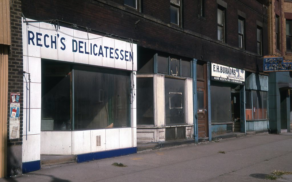 #71 Superior Avenue in Cleveland, Ohio, 1968.