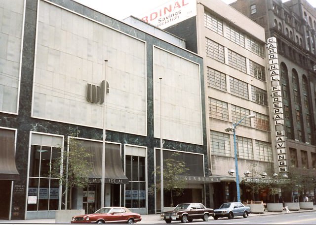 #78 Women’s Federal and Cardinal Federal on Euclid Avenue, 1982.