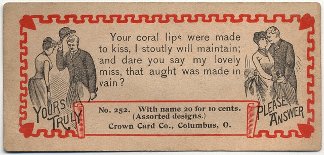 The Art of Breaking the Ice in the 19th Century: A Deep Dive into Humorous Acquaintance Cards Funny