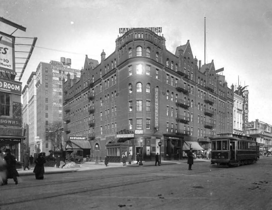 #82 Hotel Marlborough, Broadway between 36th and 37th streets, 1910.