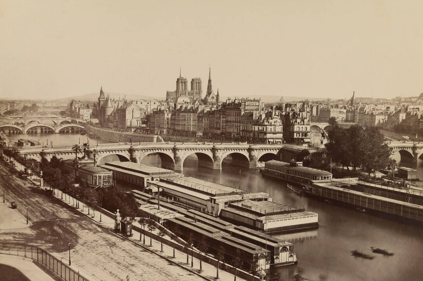 #23 Panorama, Paris, France, 1860s.
