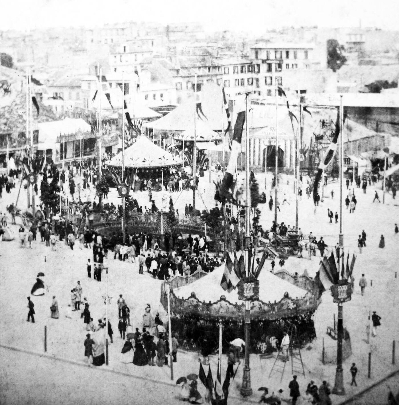 #25 Place St Pierre, Paris, France, possibly 1860s.