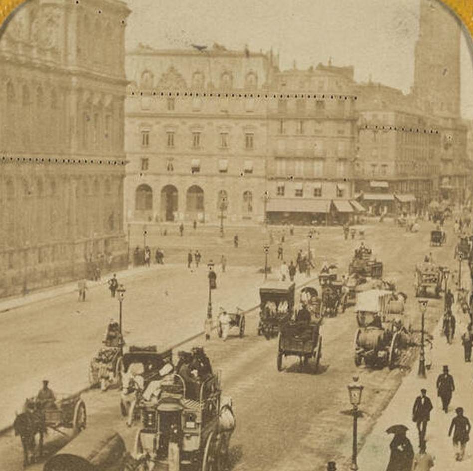 #38 Rue de Rivoli, Paris, 1860s.