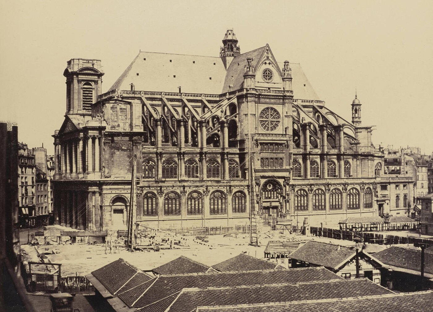 #45 Saint Eustache, No. 54, Paris, 1860s.
