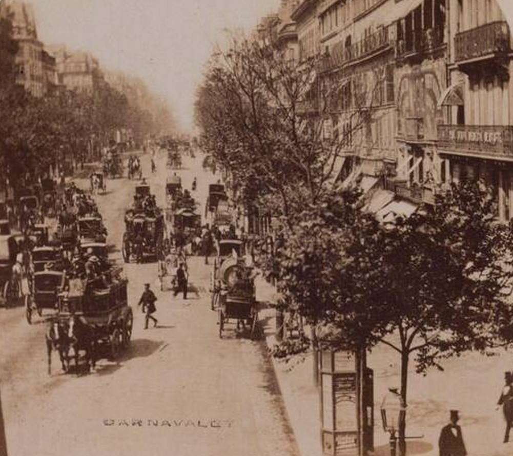 #55 Boulevard Italians, 2nd and 9th district, Paris, 1860s