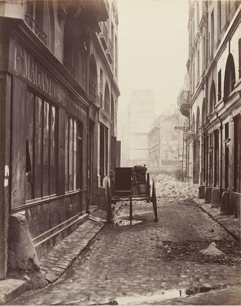 #8 The no-longer existing rue Estienne in the 1st Arrondissement, 1862-1865.
