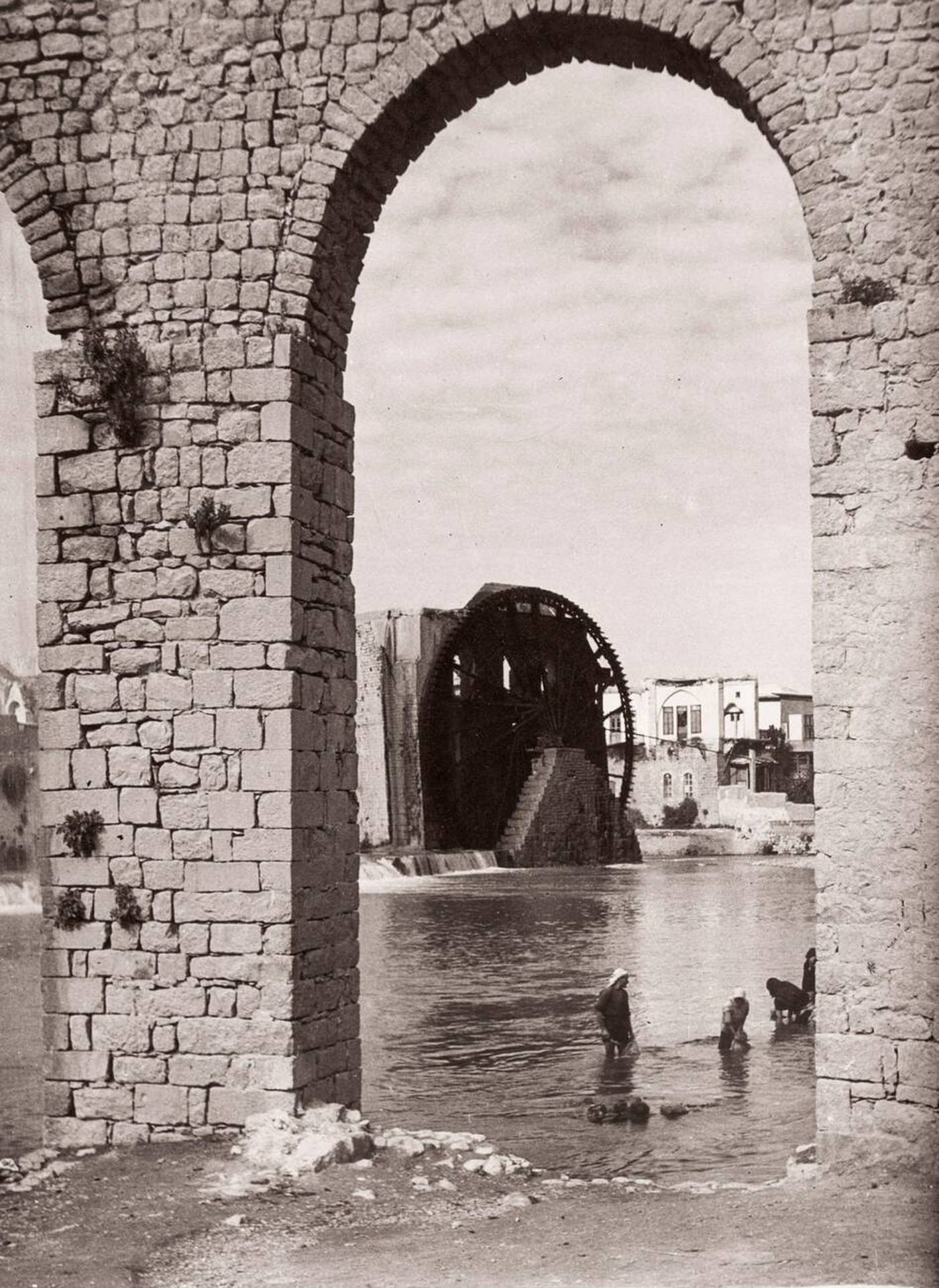 #33 Hama on the river Orontes, Syria, 1943.