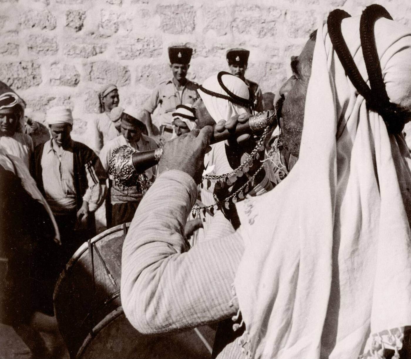 #50 Celebrating the festival of Eid at Bobline, Syria, 1943.
